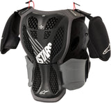 Youth A 5 S Body Armor Black/Cool Grey Ys/Ym