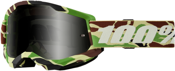 Strata 2 Sand Goggle War Camo Smoke Lens