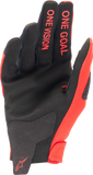 Youth Radar Gloves Mars Red/Silver Yxs