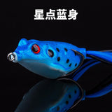 1 PCS 6.5 cm/15g Lifelike Soft Small Jump Frog Engaging Bait Silicone Bait for Crap Fishing Gear Crankbait Crankbaits 12 Colors