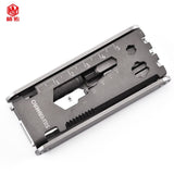 1PC Outdoor EDC Portable Emergency Repair Multitool With LED Light Stainless Steel Screwdriver Wrench Set Bicycle Repair Tool