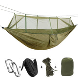 1-2 Person Camping Hammock Outdoor Mosquito Bug Net