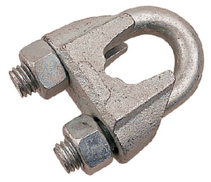 WIRE ROPECLIP 3/6"ZINC PR/PK