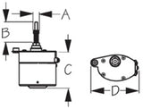 WIPER MOTOR-2.5 80D SWEEP