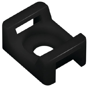 #6 SADDLE MOUNT BLACK 10/PK