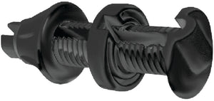 1" CABLE THRU-HULL BLACK