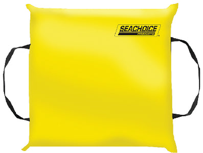 YELLOW CLOTHBACK FOAM CUSHION