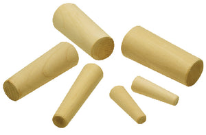 WOOD PLUGS-6 PER BAG