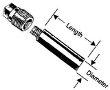 ZINC PENCIL 3/4INX2-1/8IN W/PL