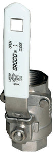 1-1/4" STAINLESS FF BALL VALVE