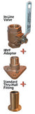 1" NPS TO NPT BRONZE ADAPTOR