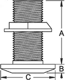 1-1/4INTHRU-HULL WITH NUT