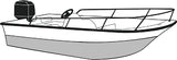 WSB13 W/BOW RAIL ALW BOAT CVR