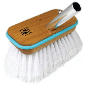 WOOD BRUSH 6" STIFF QC