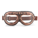 Retro Steampunk Copper Motorcycle Goggles