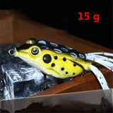 1 PCS 6.5 cm/15g Lifelike Soft Small Jump Frog Engaging Bait Silicone Bait for Crap Fishing Gear Crankbait Crankbaits 12 Colors