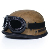 Premium Vintage Motor Bike Goggles & Helmet