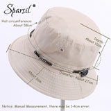 Sparsil Unisex Outdoor Camouflage Bucket Hat Double-Sided Wearable Fishing Caps Men Women Solid Fashion Sunscreen Breathable Hat