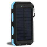 Solar Power Bank Real 20000 mAh Dual USB External Waterproof Polymer Battery Charger Outdoor Light Lamp Powerbank Ferisi