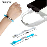 JUSFYU outdoor Colorful Mini Micro USB Bracelet Charger