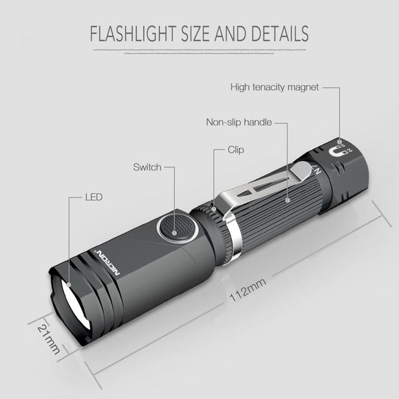 90 Degree Magnetic Flashlight