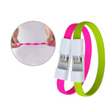 JUSFYU outdoor Colorful Mini Micro USB Bracelet Charger