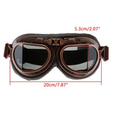 Retro Steampunk Copper Motorcycle Goggles