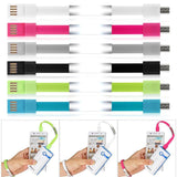 JUSFYU outdoor Colorful Mini Micro USB Bracelet Charger