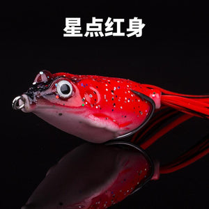 1 PCS 6.5 cm/15g Lifelike Soft Small Jump Frog Engaging Bait Silicone Bait for Crap Fishing Gear Crankbait Crankbaits 12 Colors